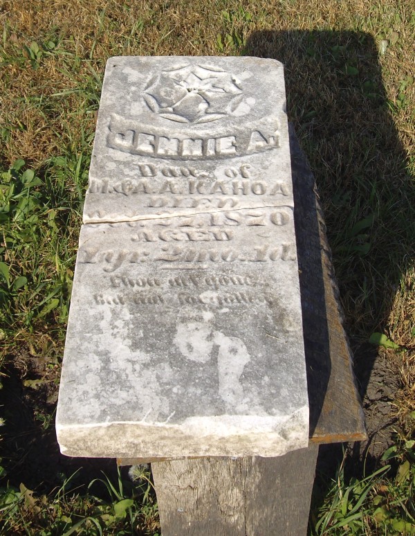Jennie A. Kahoa Prather Cemetery Monroe County Iowa