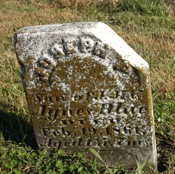 Joseph Blue Prather cemetery Monroe County Iowa