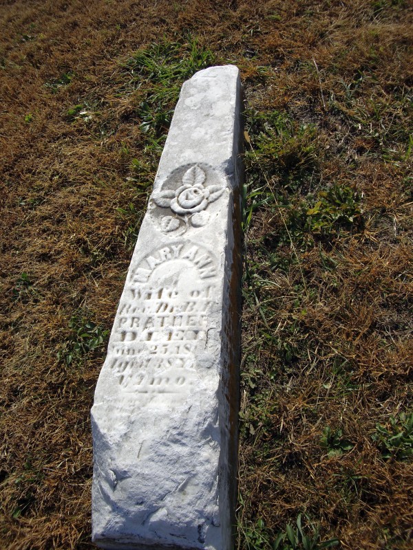 Mary Ann Prather Prather Pioneer Cemetery Monroe County Iowa