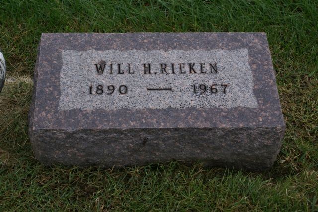 will h. rieken peculiar missouri wills cemetery